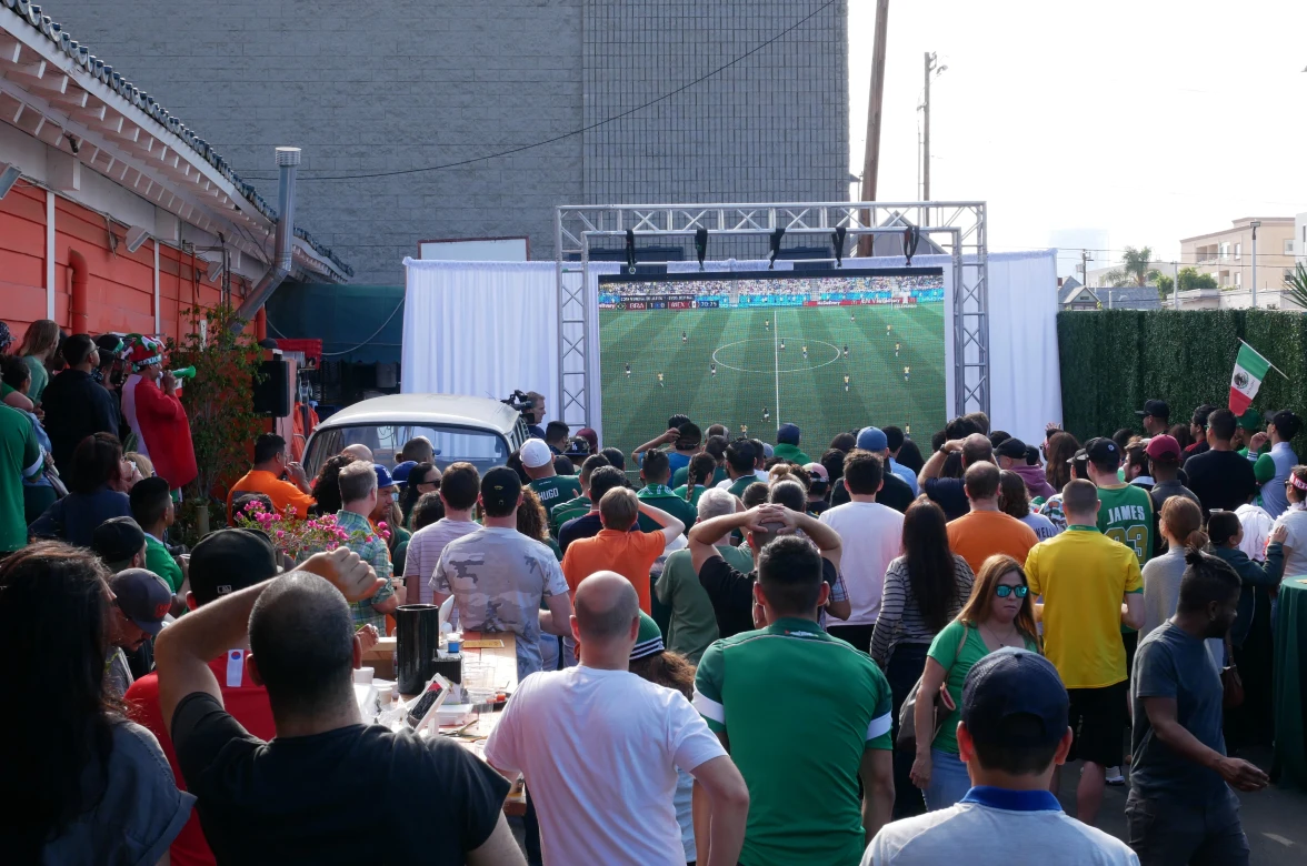 Guelaguetza Koreatown - Mexico World Cup watch party